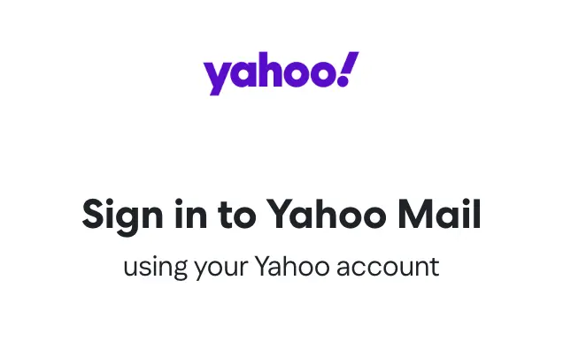 yahoo mail login